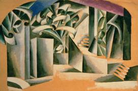 Stage design for William Shakespeare's play 'Romeo and Juliet' (Lioubov Popova) - Muzeo.com