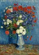 Still Life: Vase with Cornflowers and Poppies (Vincent van Gogh) - Muzeo.com