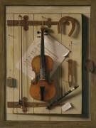 Still Life, Violin and Music (William Michael Harnett) - Muzeo.com