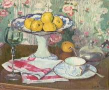 Still Life with a Fruit Dish (George-Daniel de Monfreid) - Muzeo.com