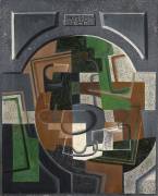 Still life with a plate (Juan Gris) - Muzeo.com
