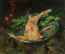 Still life with a ray (Alexis Korovine) - Muzeo.com