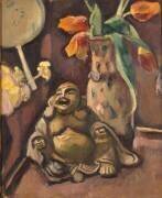 Still Life with a Statuette of Bouddha (Achille Emile Othon Friesz) - Muzeo.com