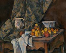 Still Life with Apples and Peaches (Paul Cézanne) - Muzeo.com