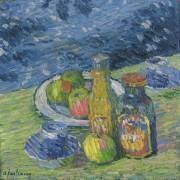 Still Life with Bottles and Fruit (Alexej von Jawlensky) - Muzeo.com