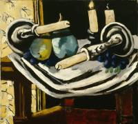 Still Life with Fallen Candles (Max Beckmann) - Muzeo.com