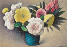 Still Life with Flowers (Felix Elie Tobeen) - Muzeo.com