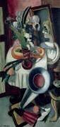 Still Life with Gramophone and Irises (Max Beckmann) - Muzeo.com