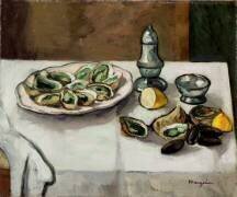 Still Life with Oysters (Henri-Charles Manguin) - Muzeo.com