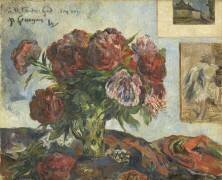 Still Life with Peonies (Paul Gauguin) - Muzeo.com