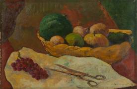 Still life with scissors (Jean Louis Boussingault) - Muzeo.com