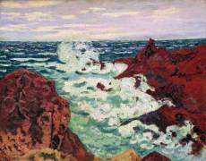 Storm at Agay (Armand Guillaumin) - Muzeo.com