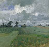 Stormy Day (Isaac Levitan) - Muzeo.com