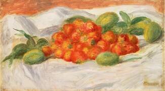 Strawberries and Almonds (Auguste Renoir) - Muzeo.com