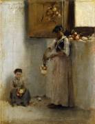 Stringing oignons (John Singer Sargent) - Muzeo.com