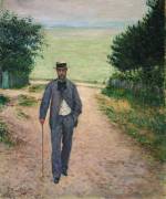 Stroller by the Sea (Gustave Caillebotte) - Muzeo.com