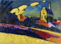 Study for Murnau (Wassily Kandinsky) - Muzeo.com