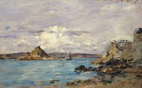Study for 'The Bay of Douarnenez' (Eugène Boudin) - Muzeo.com