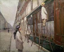 Study for The Painters (Gustave Caillebotte) - Muzeo.com