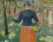Study of a Flower Seller (Kazimir Malevitch) - Muzeo.com
