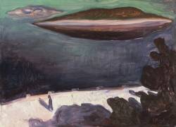 Summer night on the Oslofjord (Edvard Munch) - Muzeo.com