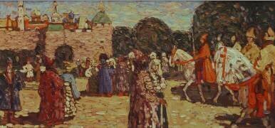 Sunday, Old Russia (Wassily Kandinsky) - Muzeo.com