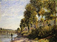Sunny Morning at Saint Mammes (Alfred Sisley) - Muzeo.com