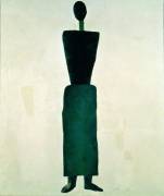 Suprematist Female Figure (Kazimir Malevitch) - Muzeo.com
