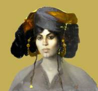 Tête de femme Biskra (édition) (Marie Caire) - Muzeo.com