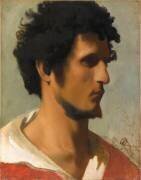 Tête de paysan de la campagne romaine (Jean-Léon Gérôme) - Muzeo.com
