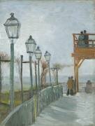 Terrace and Observation Deck at the Moulin de Blute-Fin (Vincent van Gogh) - Muzeo.com