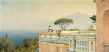 Terrasse de l'hôtel Cocumella (Henry Brokman) - Muzeo.com