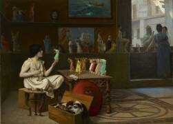 The Antique Pottery Painter (Jean-Léon Gérôme) - Muzeo.com