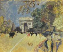 The Arc de Triomphe (Pierre Bonnard) - Muzeo.com