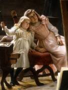 The Artist's Daughters (Michele Gordigiani) - Muzeo.com