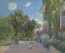 The Artist's House at Argenteuil (Claude Monet) - Muzeo.com