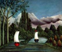 The Banks of the Oise (Henri Rousseau) - Muzeo.com