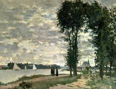 The Banks of the Seine at Argenteuil (Claude Monet) - Muzeo.com