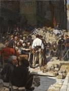 The Barricade or The Wait in 1871 (André Devambez) - Muzeo.com