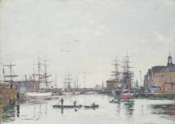 The Basin of the Barre (Eugène Boudin) - Muzeo.com