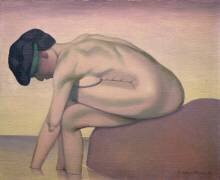 The Bather (Félix Vallotton) - Muzeo.com
