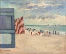 The beach at Touquet (Henri-Charles Manguin) - Muzeo.com