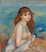 The Blonde Bather (Auguste Renoir) - Muzeo.com
