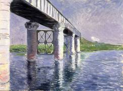 The Bridge at Argenteuil (Gustave Caillebotte) - Muzeo.com