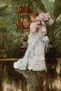 The Bunch of Lilacs (James Tissot) - Muzeo.com