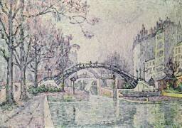The Canal Saint-Martin (Paul Signac) - Muzeo.com