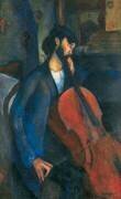 The Cellist (Amedeo Modigliani) - Muzeo.com