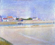 The Channel of Gravelines (Georges Seurat) - Muzeo.com