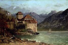 The Chateau de Chillon (Gustave Courbet) - Muzeo.com