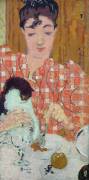 The Checked Blouse (Pierre Bonnard) - Muzeo.com